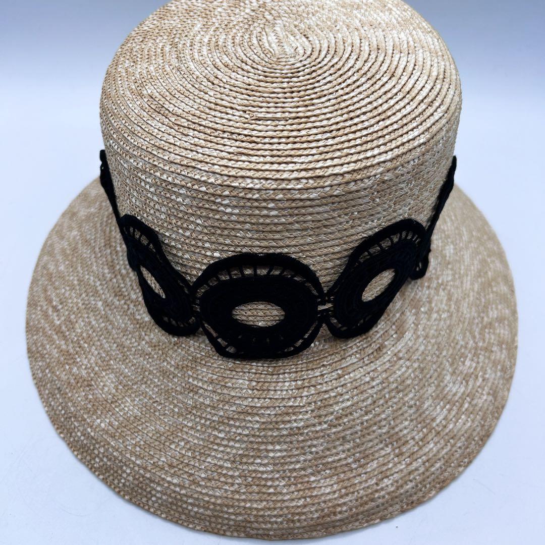 【新品】 UN3D. LACE HATハット 麦わら帽子 スローハット