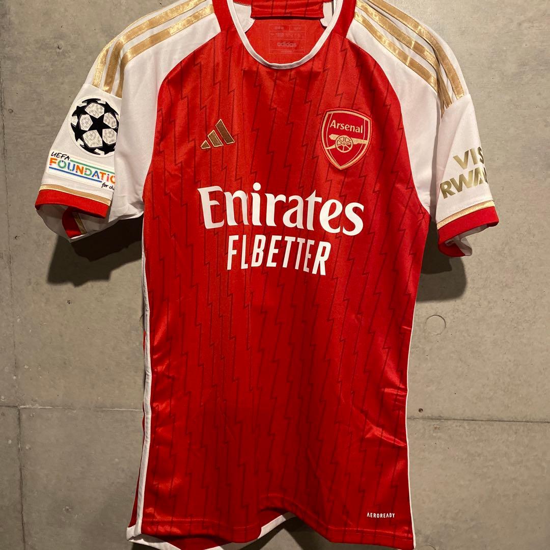 ウーデゴール　アーセナル　 23/24　ホーム　CL仕様