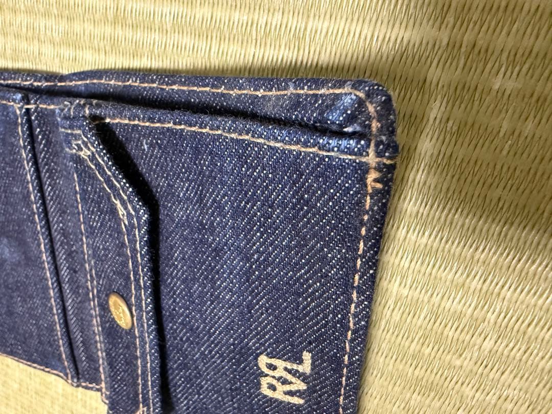RRL インディゴ デニム ウォレット 財布　ラルフローレン