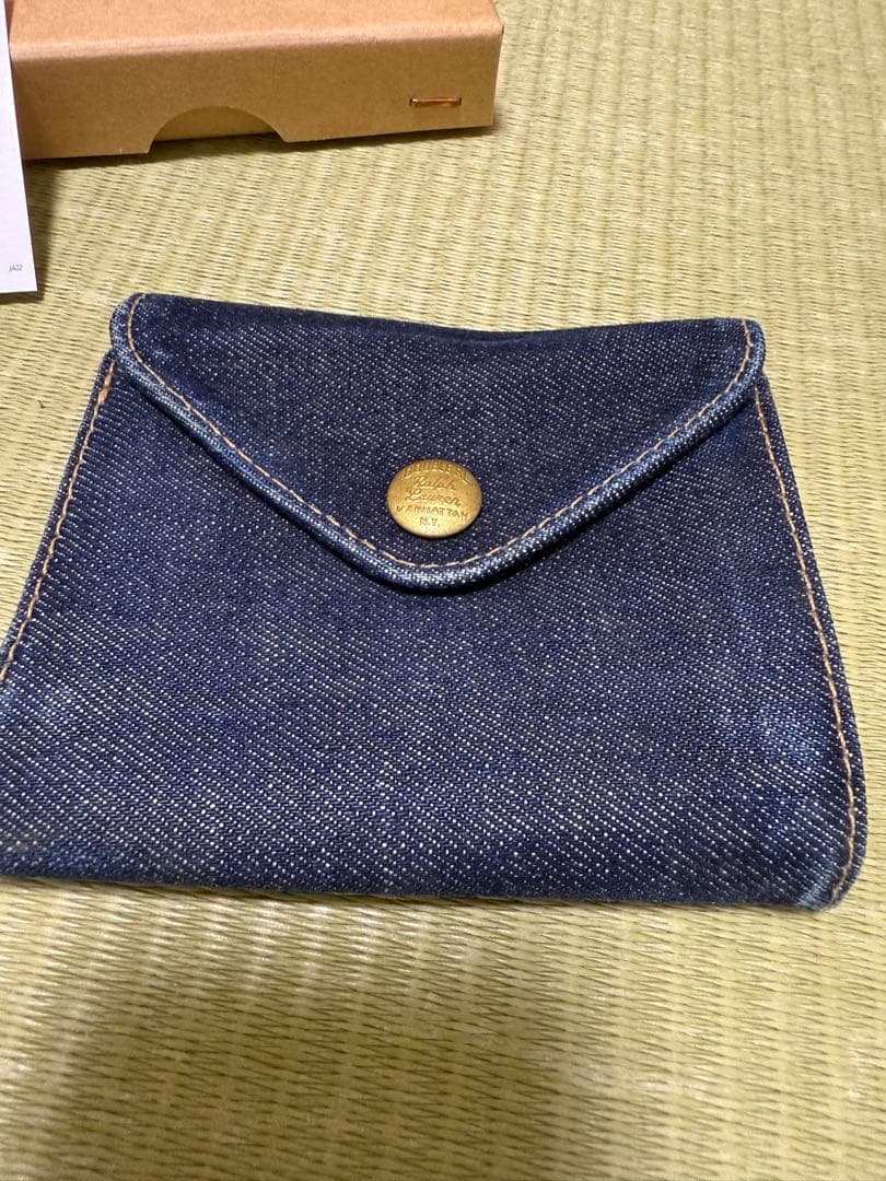 RRL インディゴ デニム ウォレット 財布　ラルフローレン