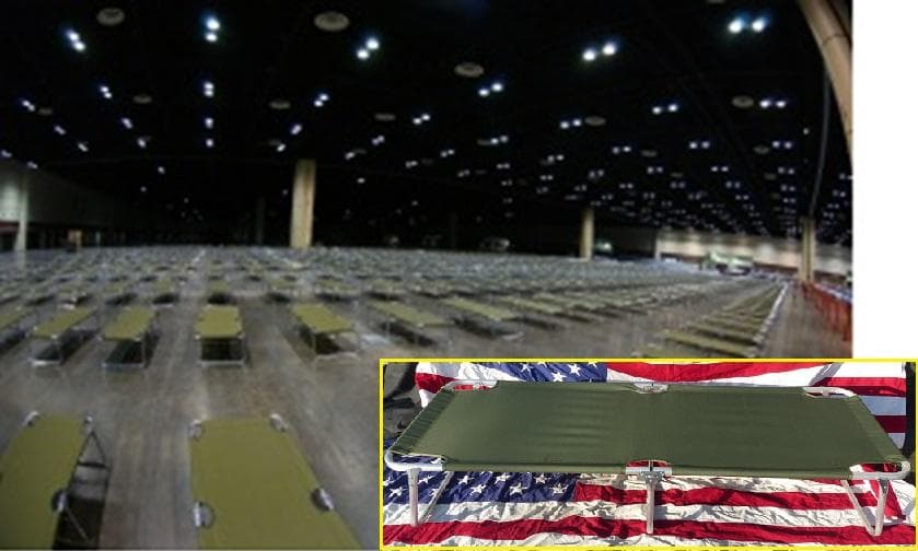 米軍放出品　折り畳みコット フォールディングコット 簡易ベッド アウトドア 02