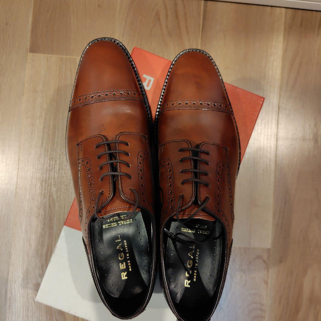 REGAL ダークブラウン 新品ドレスシューズ 日本製