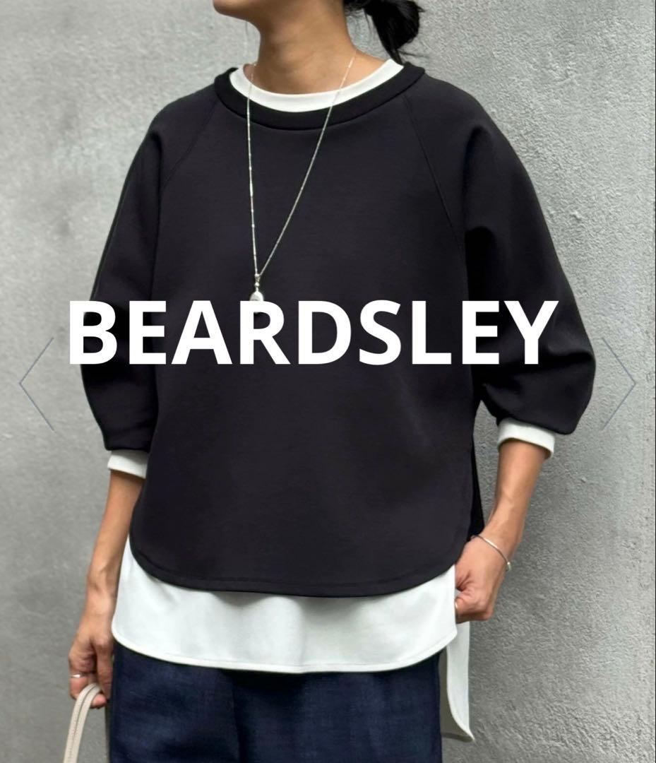 ビアズリー ダンボールサークルプルオーバー　黒　極美品　現行品　再お値下げ