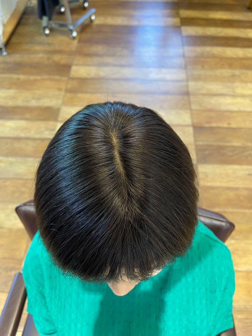 前髪カット人毛100%レミー毛ウィッグ