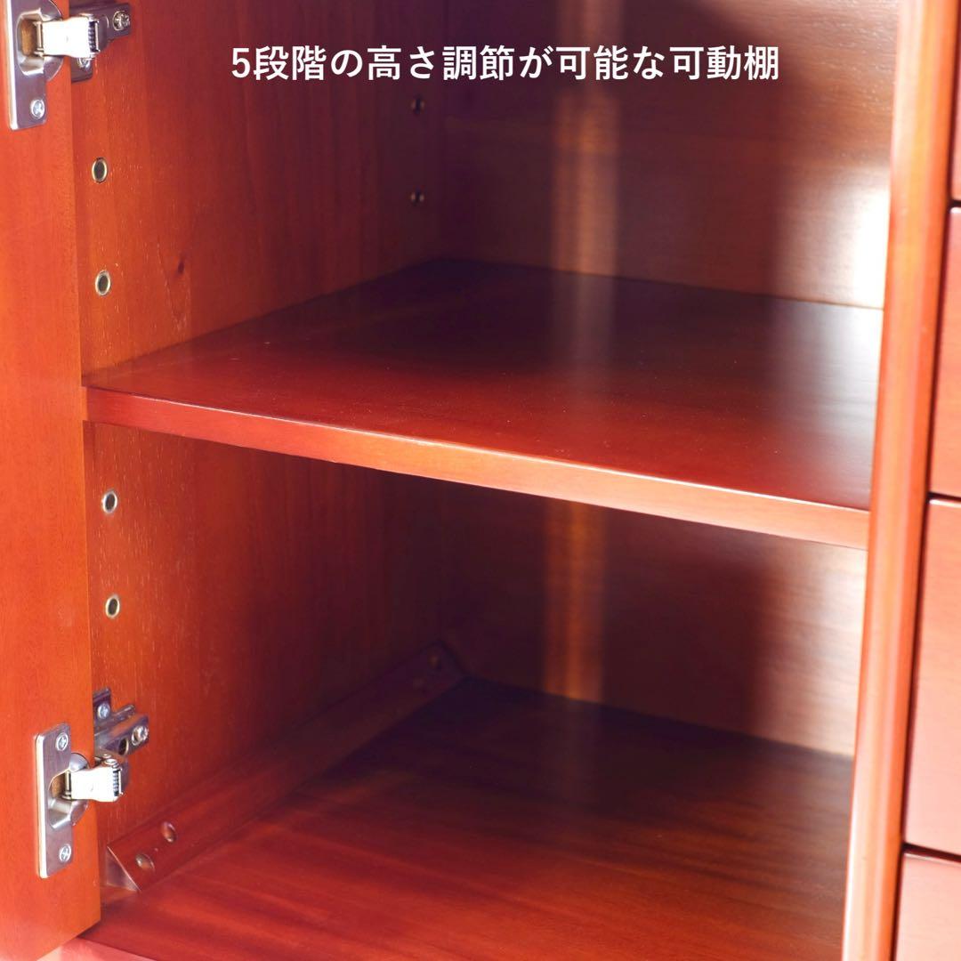 F 新品 北欧 リビングボード キャビネット 80cm サイドボード 本棚