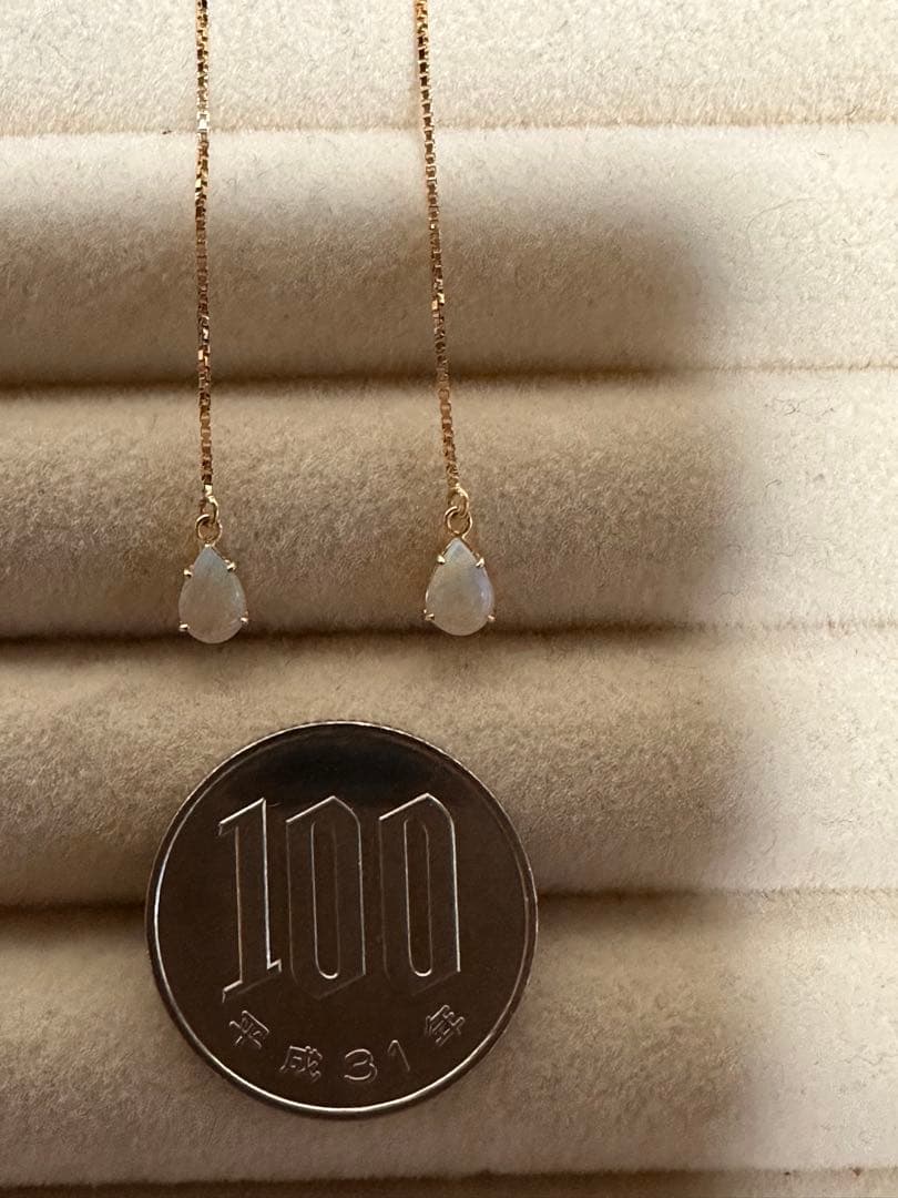 k18 オパールピアス（両耳）