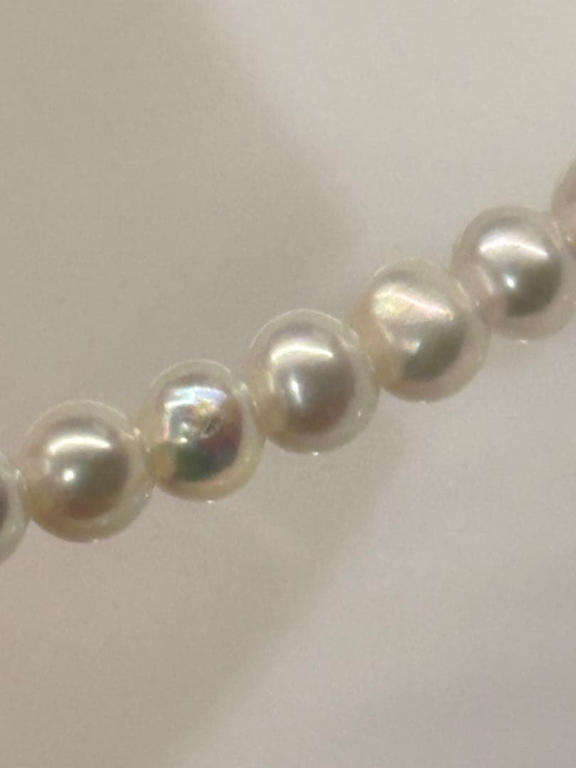 照り艶最強 ホワイト あこやベビーパール 3mm 希少サイズ K18GP