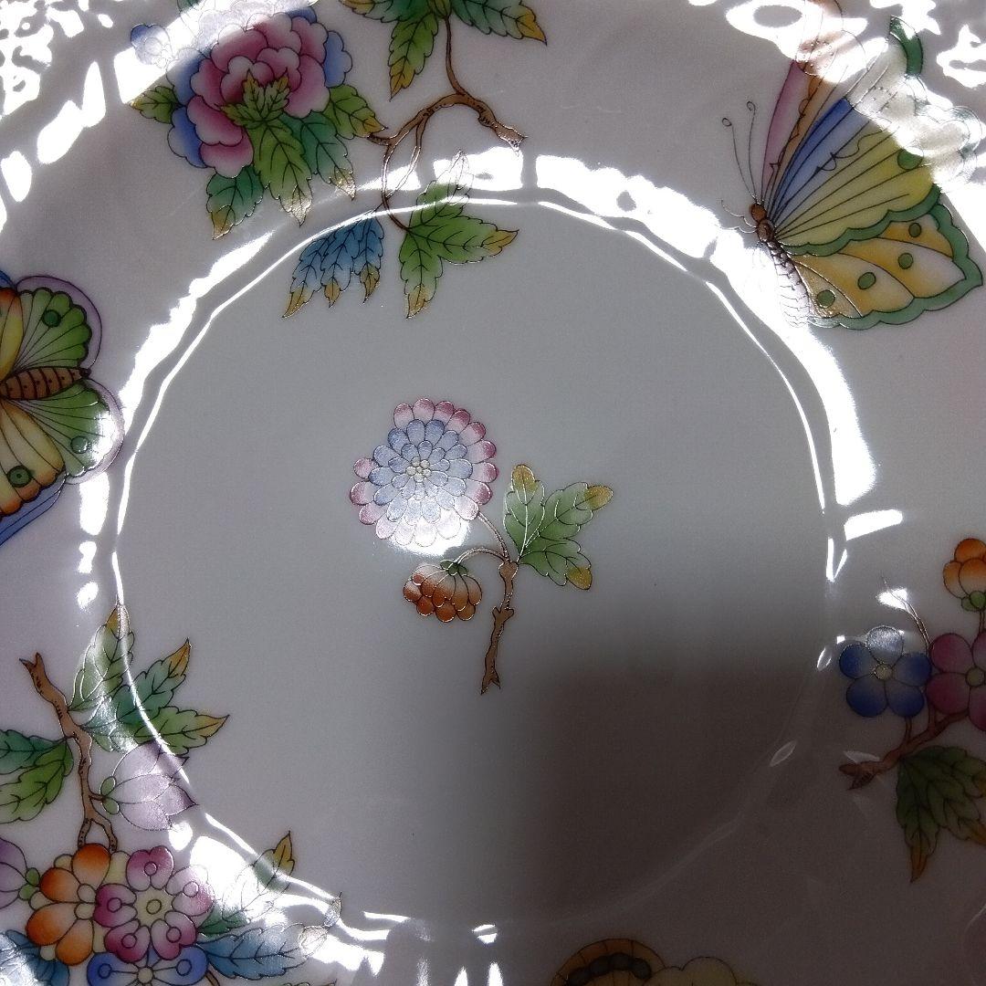 HEREND ヘレンド ヴィクトリアブーケ 18.7cm プレート 2枚　ペア