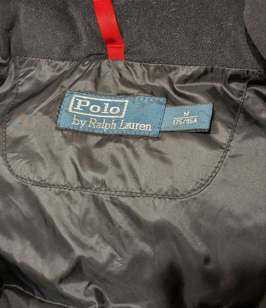 美品■ポロ・ラルフローレン黒ダウンベスト■M■POLO RALPH LAUREN