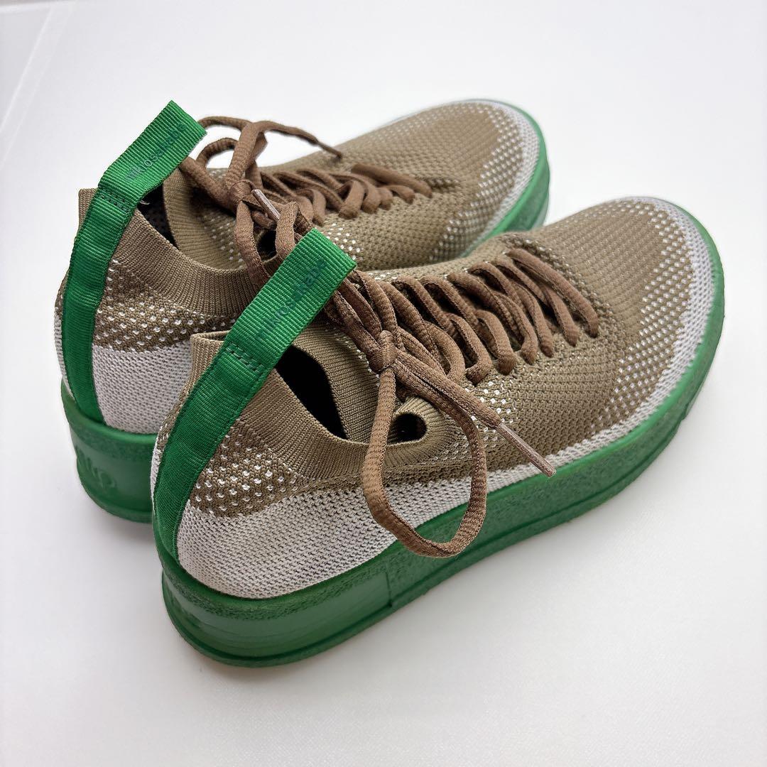 入手困難★　ミキオサカベ　厚底スニーカー　flip　グリーンソール　２５ｃｍ