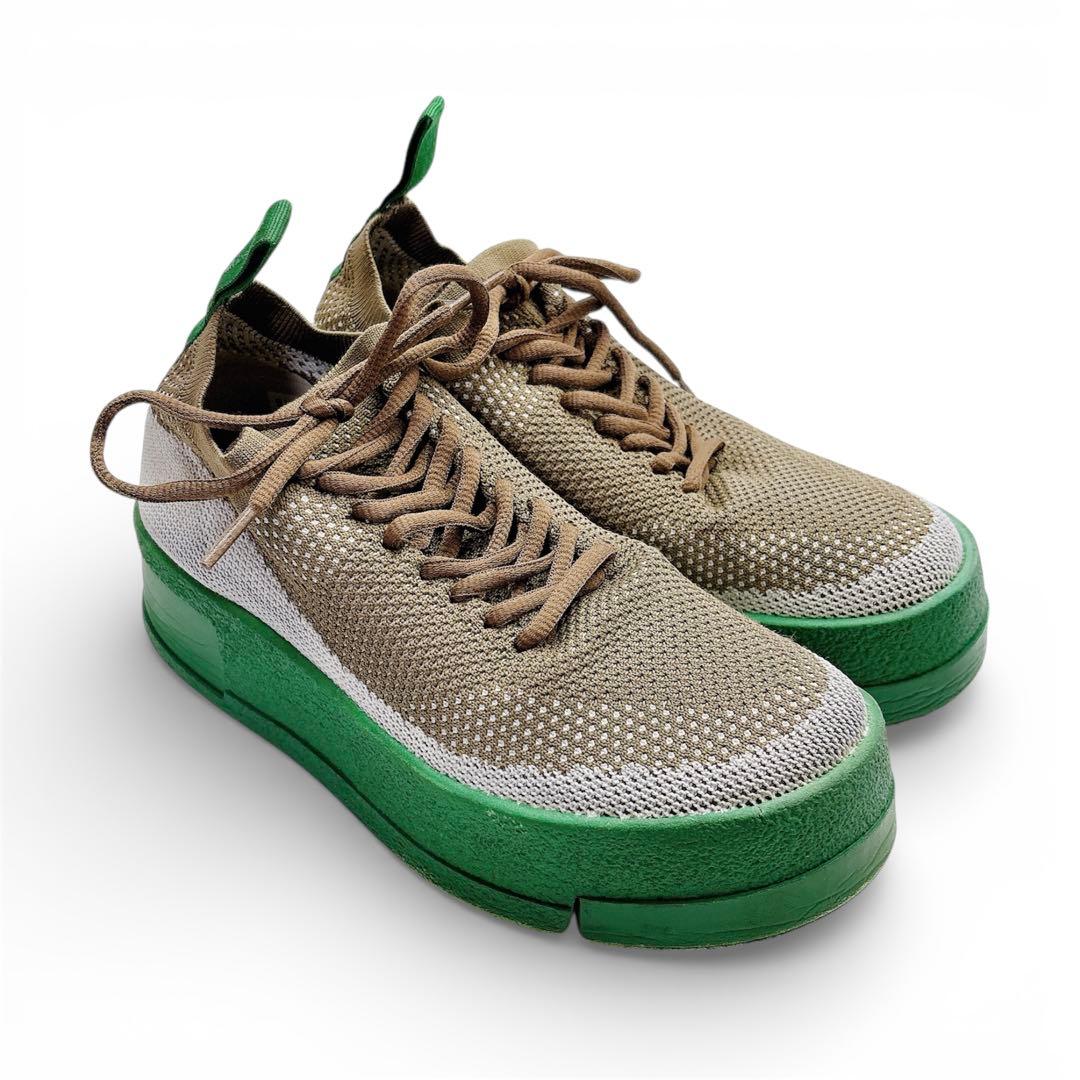 入手困難★　ミキオサカベ　厚底スニーカー　flip　グリーンソール　２５ｃｍ