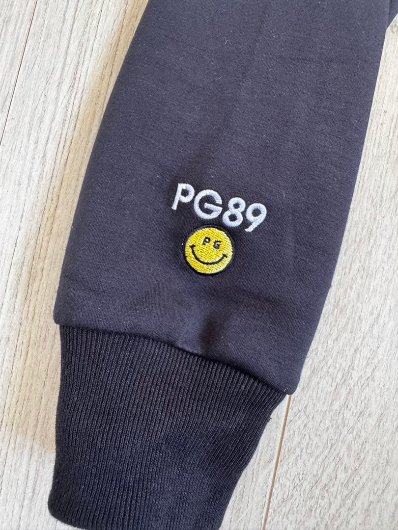 PEARLY GATESダンボール フルジップフーディ新品　ネイビー