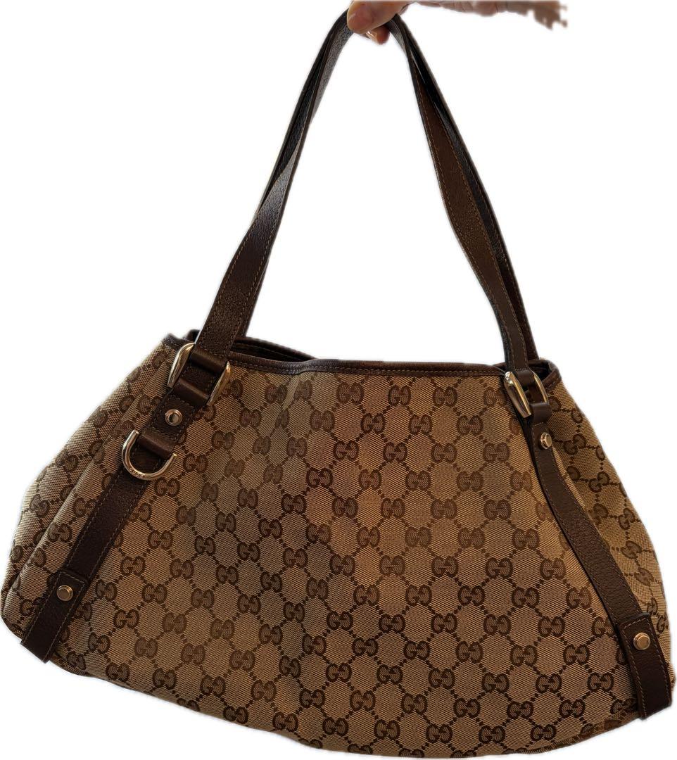 【美品】Gucci GGパターン トートバッグ ベージュ