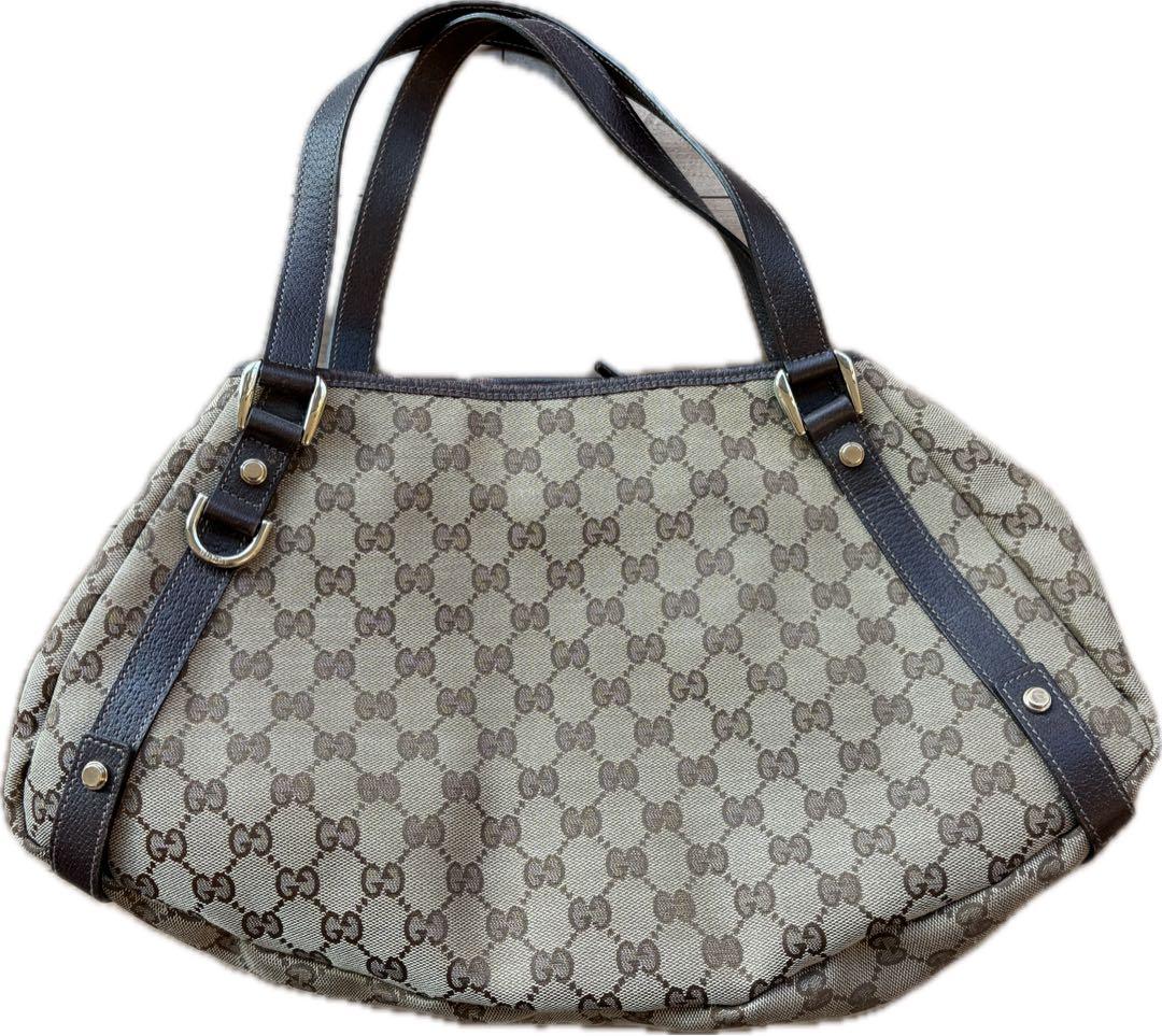 【美品】Gucci GGパターン トートバッグ ベージュ