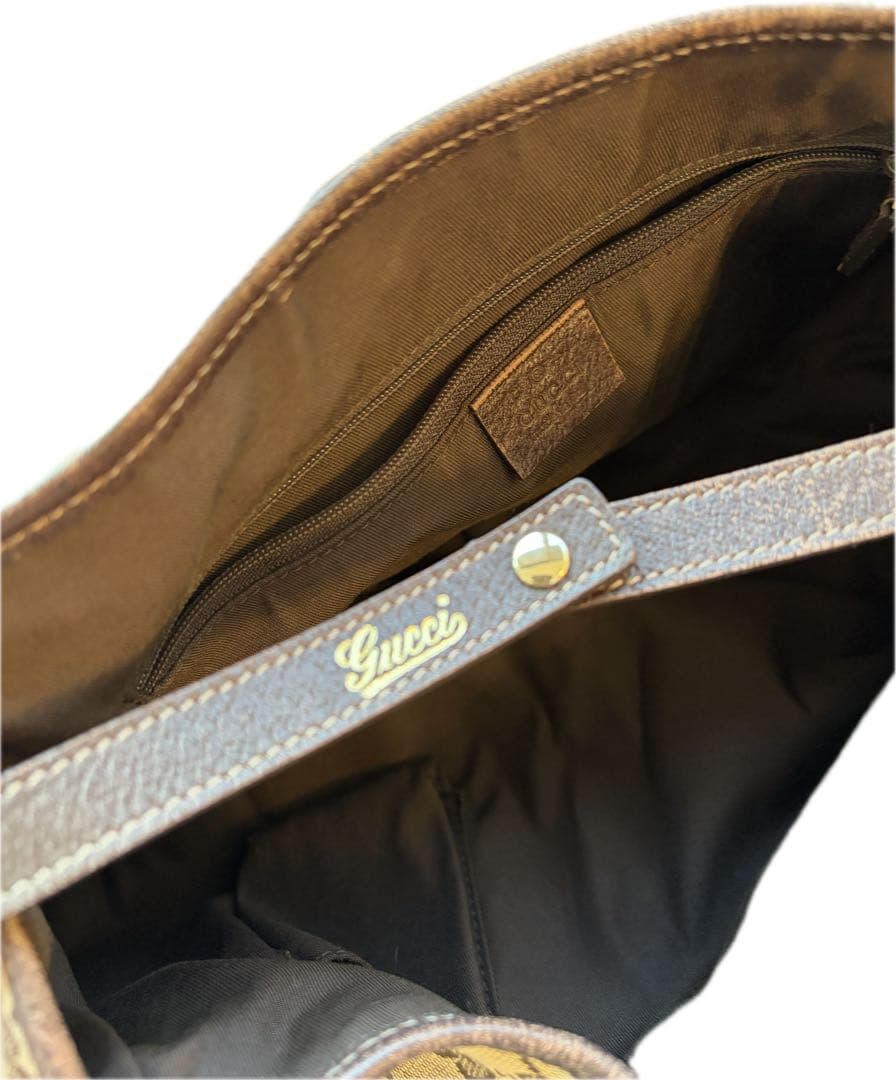 【美品】Gucci GGパターン トートバッグ ベージュ