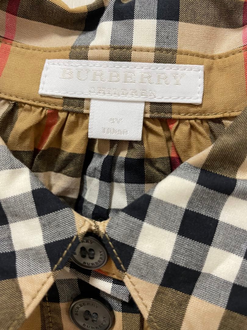 Burberry チュニックワンピース4y =110㎝