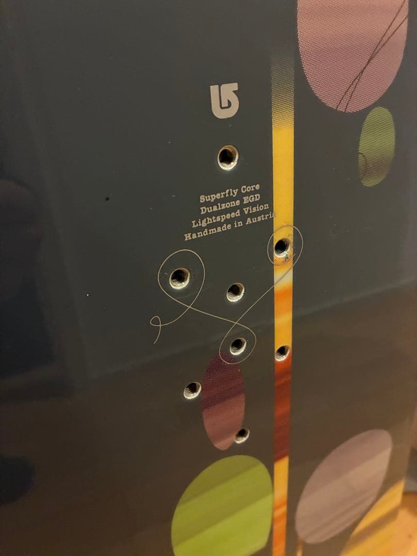 バートン　スノーボード LUX 147 サロモン バインディング付き