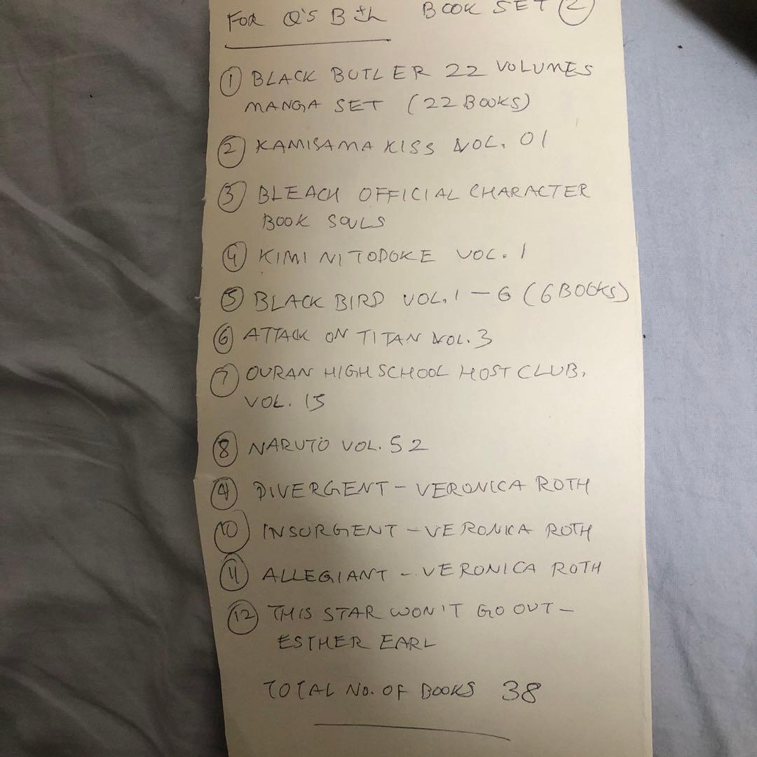 【Q'sB】洋書38冊セット（マンガ・小説）