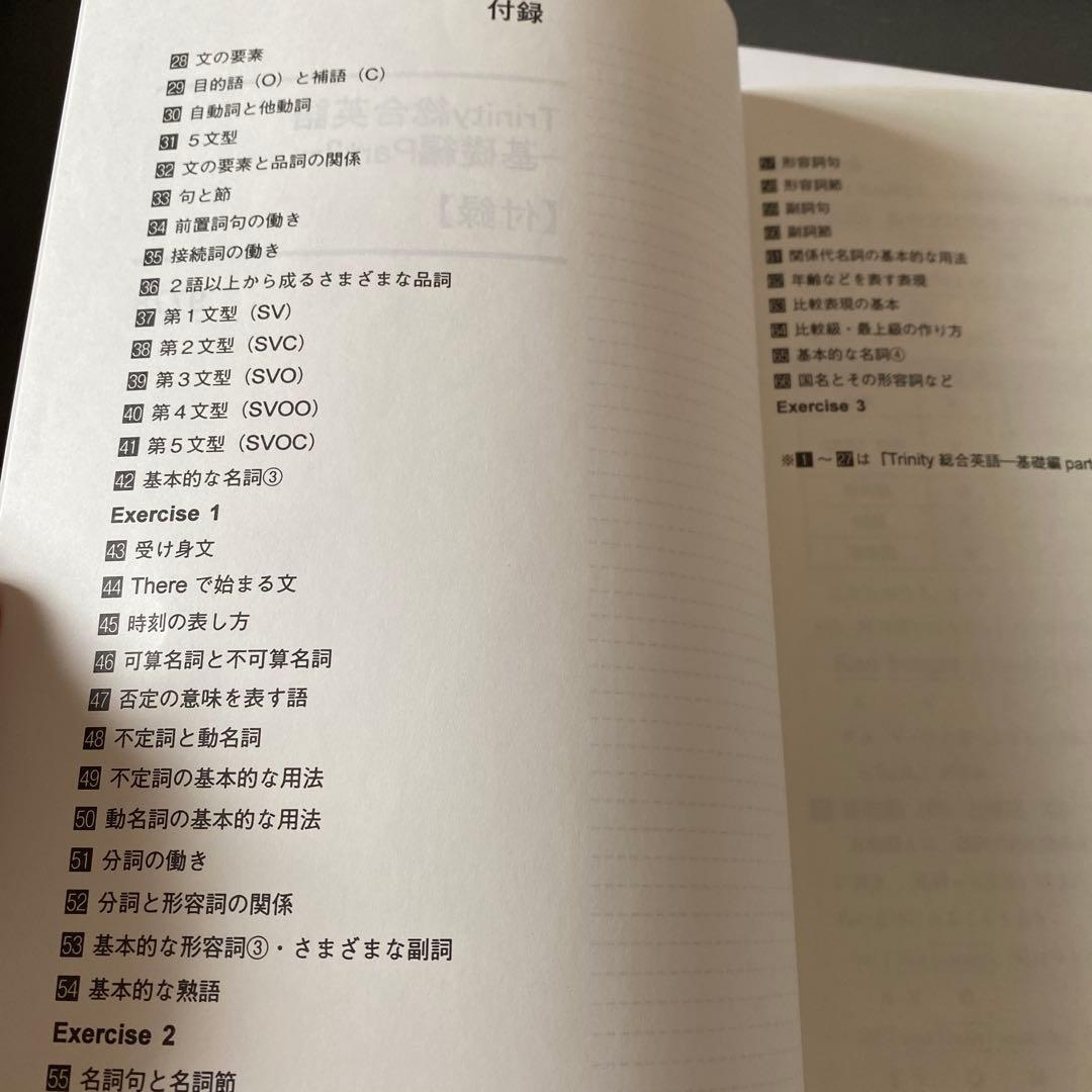 【入手困難】代ゼミテキスト Trinity総合英語基礎編Part2付録　福崎伍郎