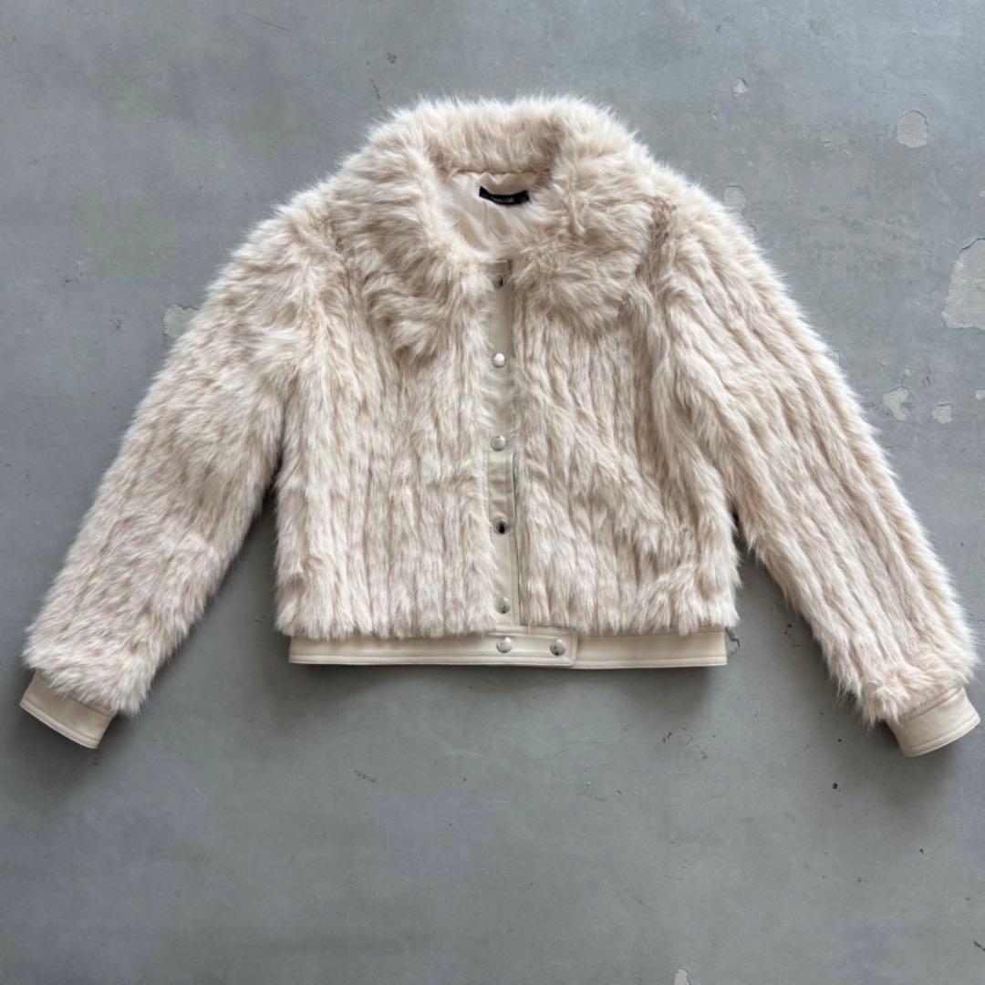 あ*ら様 SHAGGIEファーブルゾンジャケット/ファーコート