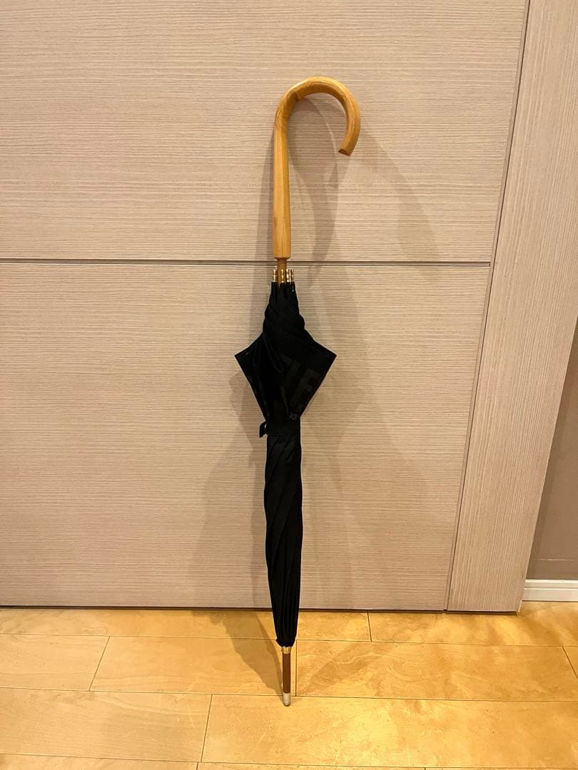 フェンディ　FENDI　日傘　ブラック　ズッカ柄