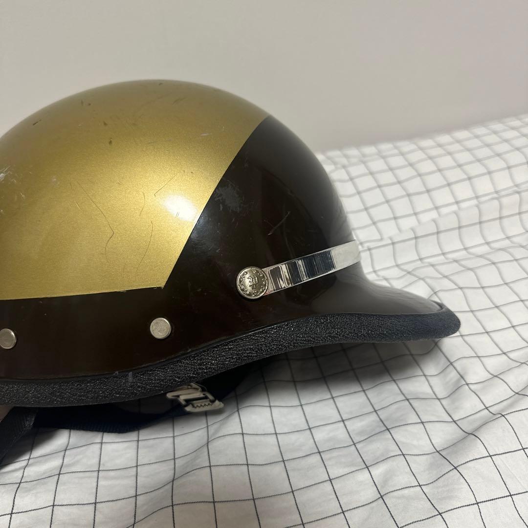 【はーちゃん】ビンテージヘルメット　マックホール ポリスヘルメット