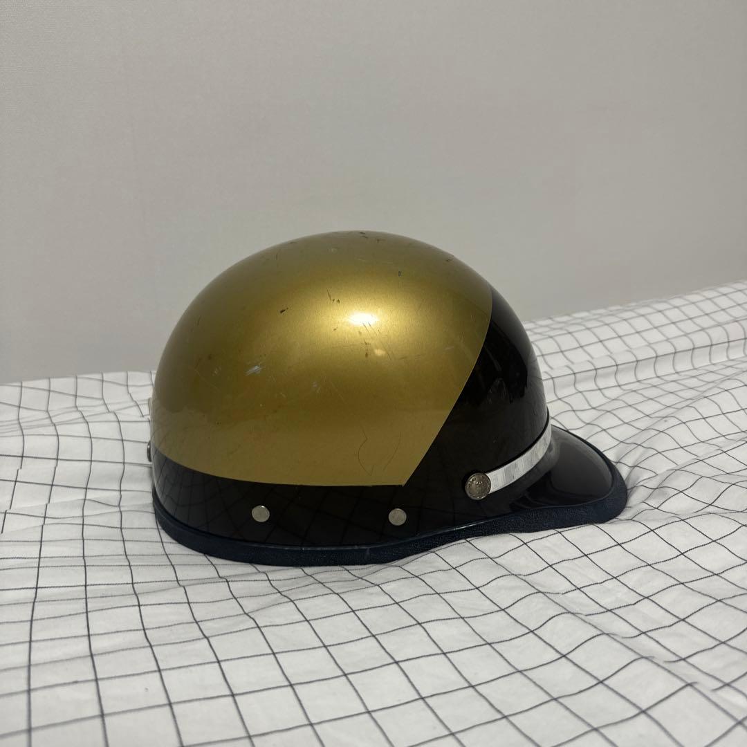 【はーちゃん】ビンテージヘルメット　マックホール ポリスヘルメット