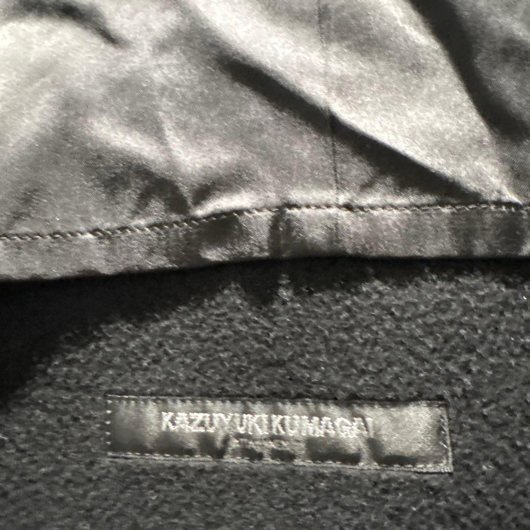 新品同様　定価110000 カシミヤ混Wフェイスビーバー フーデッドコート　黒