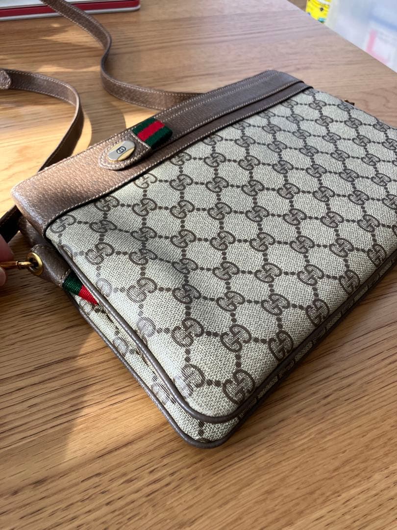 GUCCI オールドグッチ GGキャンバス ショルダーバッグ