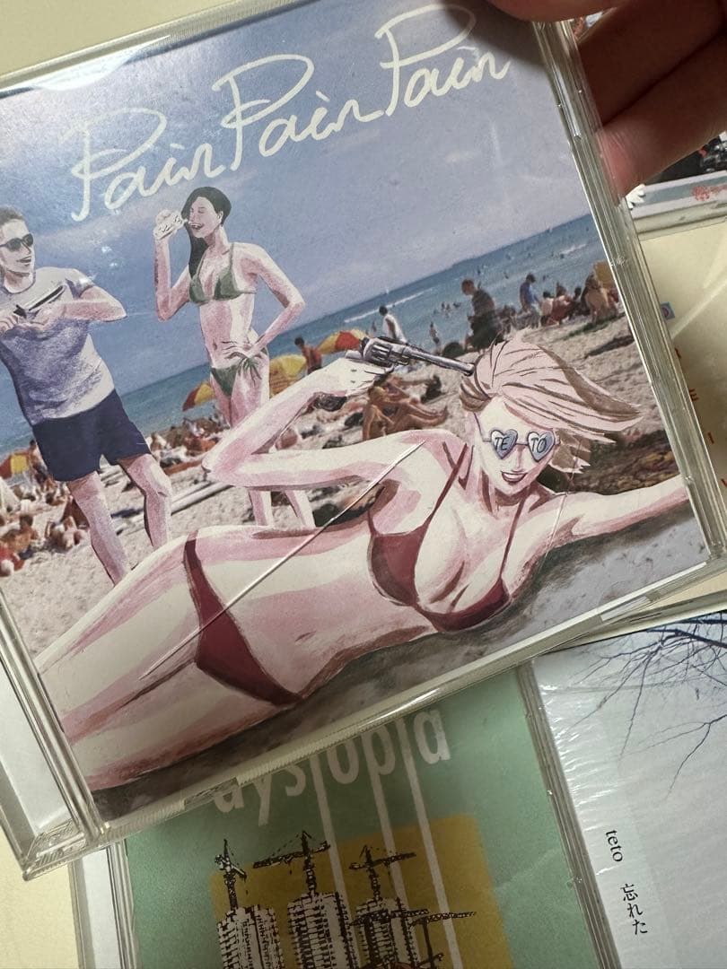 teto CDまとめ売り・ウエストポーチ・Tシャツ・缶バッチ付き