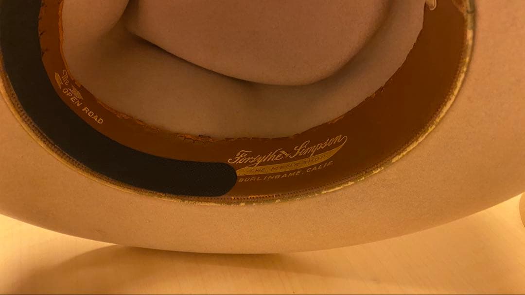 帽子 40s VINTAGE STETSON OPEN ROAD 7 1/4 58cm