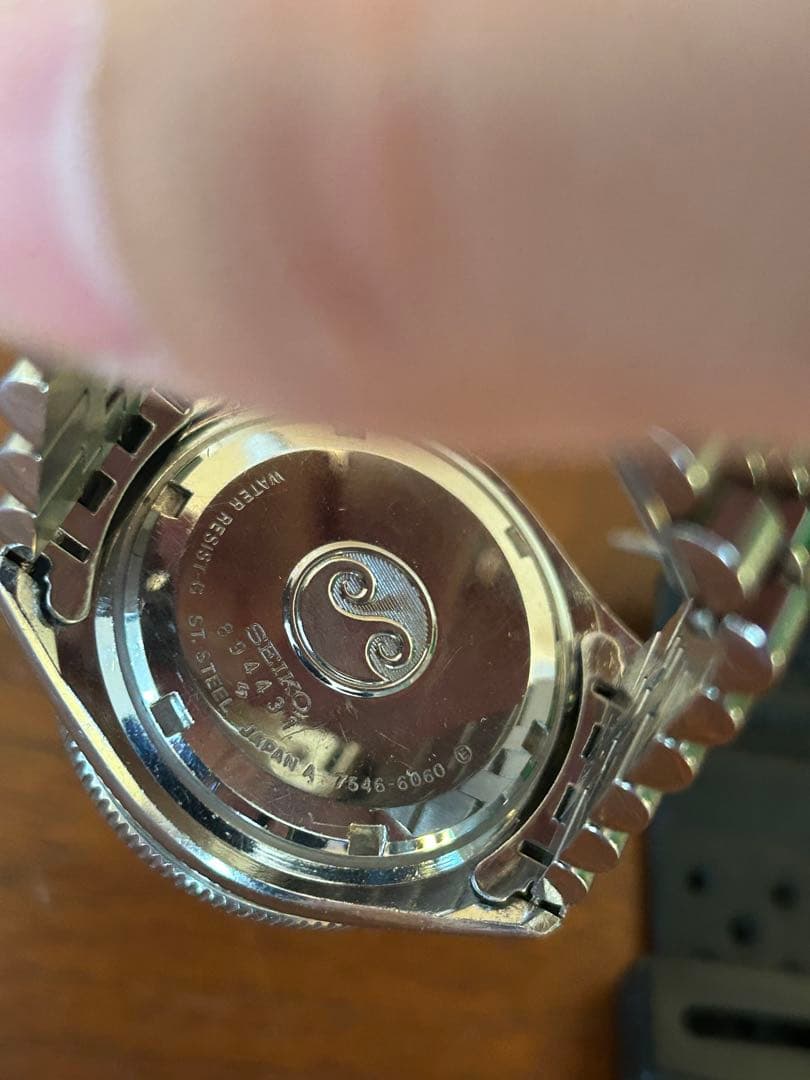 SEIKO SILVER WAVE Z 7546-6060 稼働品 ヴィンテージ