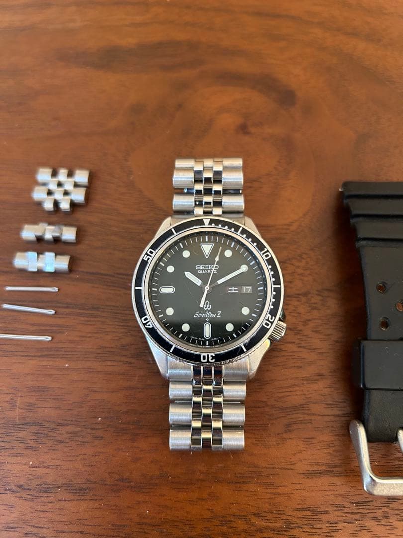 SEIKO SILVER WAVE Z 7546-6060 稼働品 ヴィンテージ