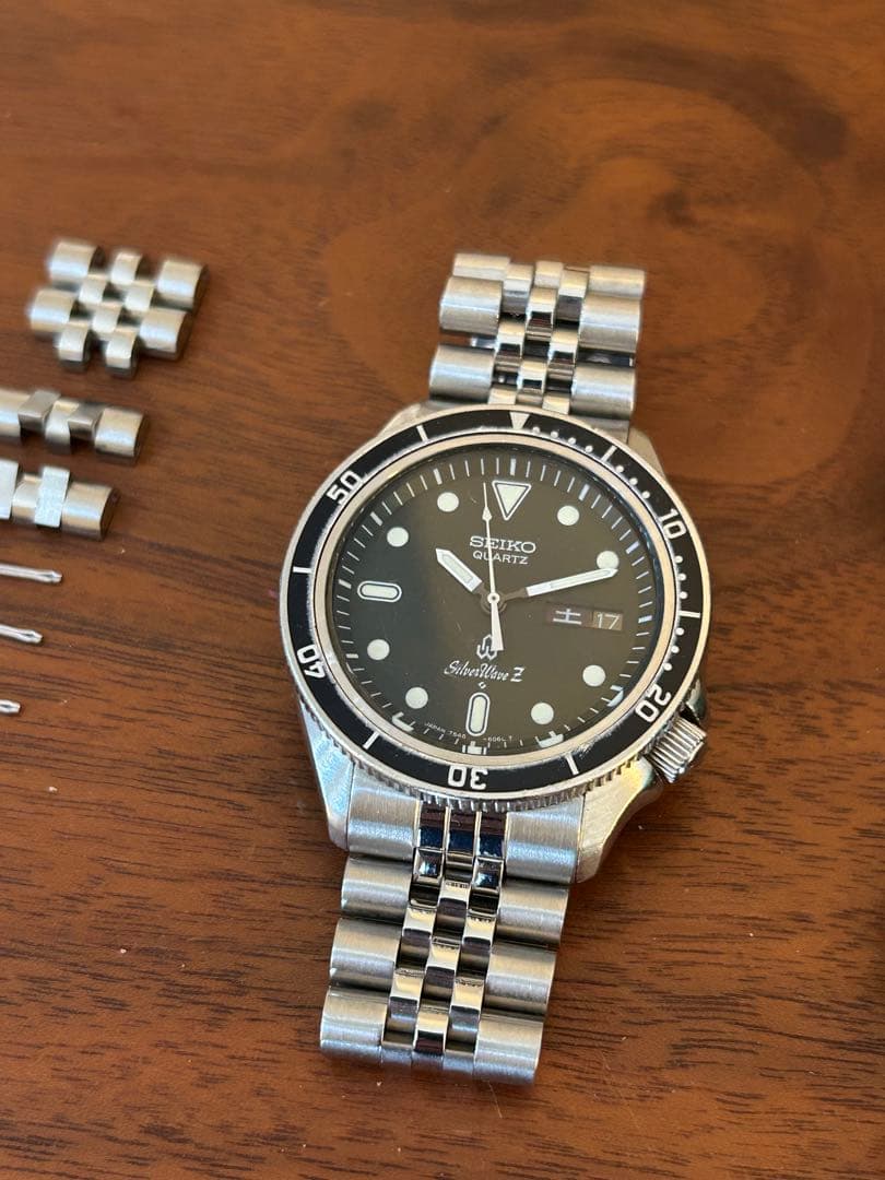 SEIKO SILVER WAVE Z 7546-6060 稼働品 ヴィンテージ