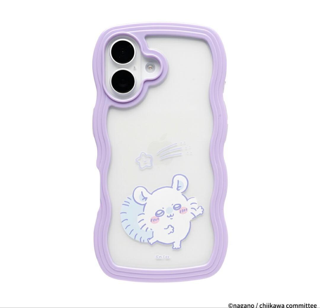 ちいかわ うねうねケース iPhone16ラベンダー　モモンガ含むおまとめ購入