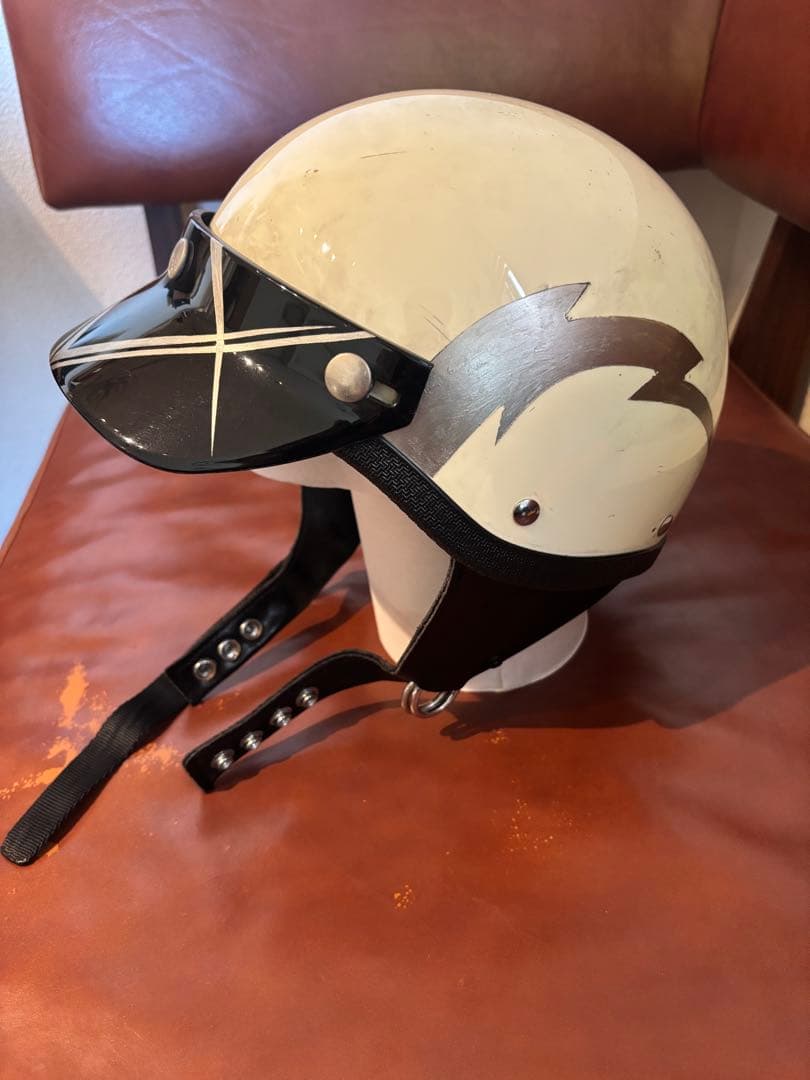 バーストヘルメット　ショベル　チョッパー　ショーティー　burst shorty