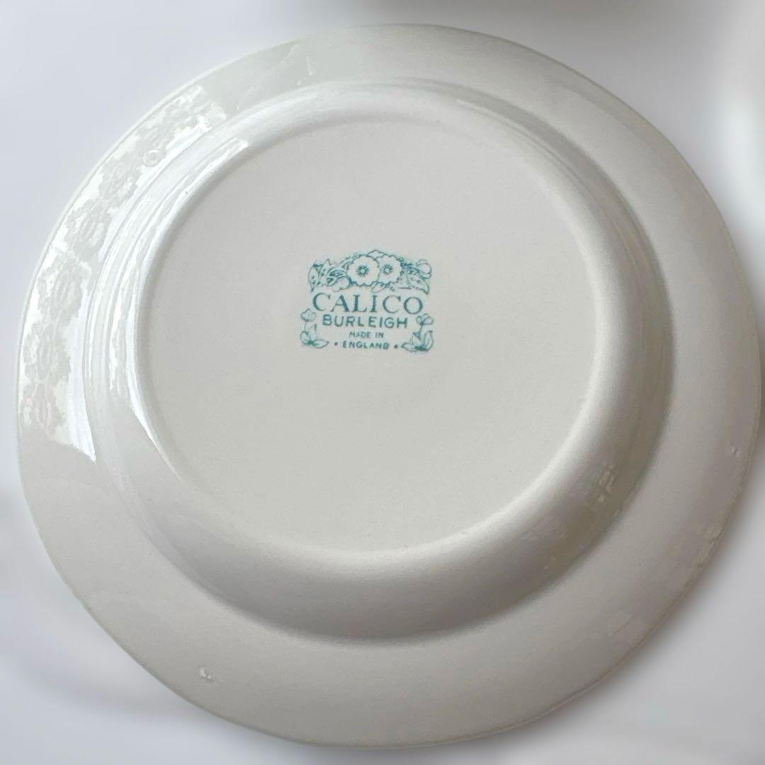 バーレイ プレート　オーデニールハイビスカス　マグカップ　キャリコプレート