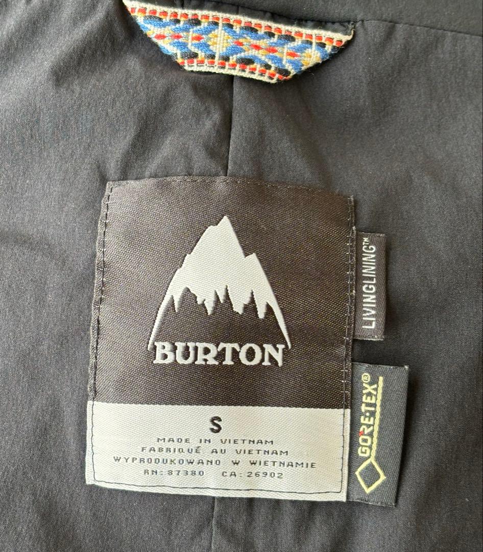 美品！BURTON スノーボード　ビブパンツ　Gore-Tex Sサイズ