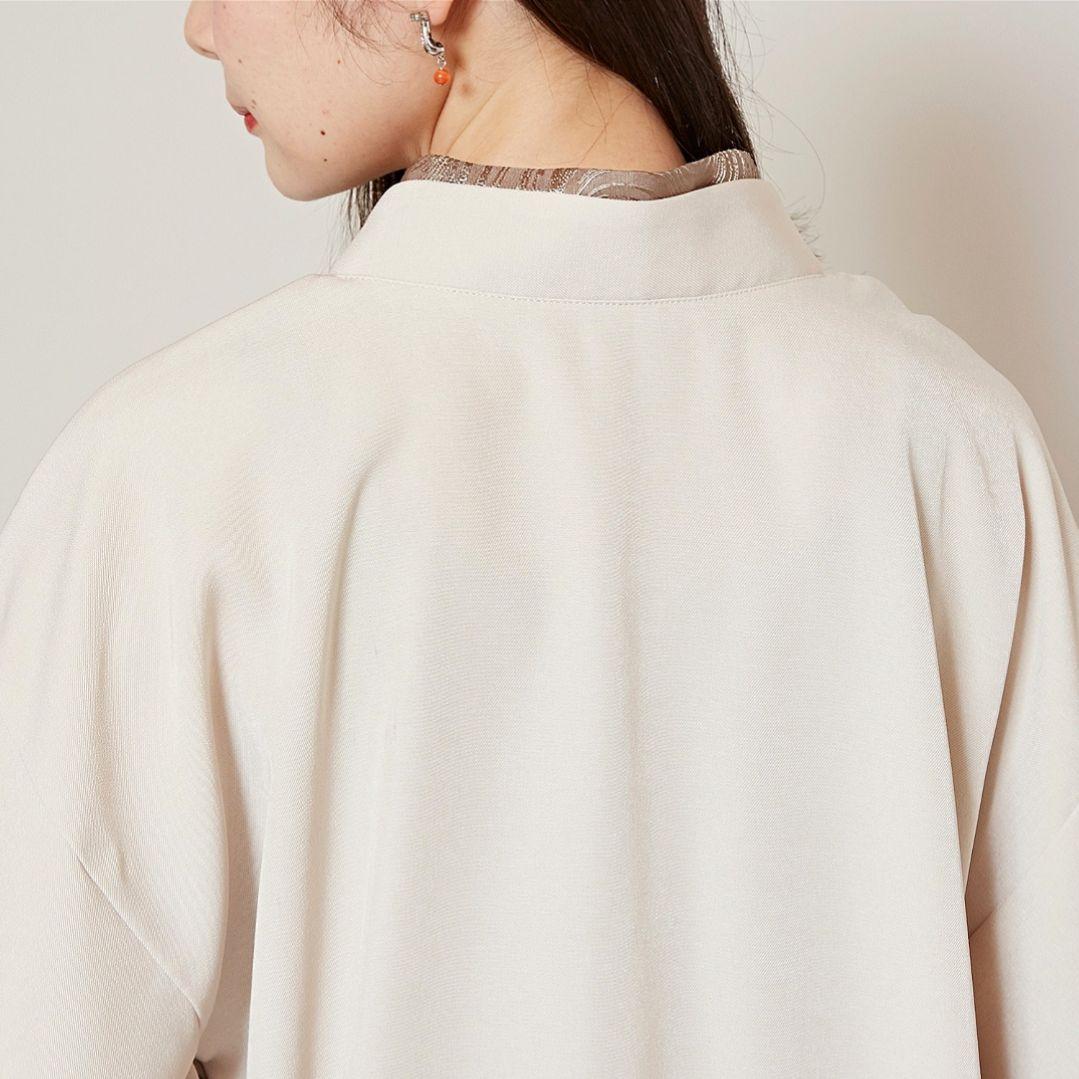 完売品✨倭物やカヤ流水ジャガード上下セット 簡単着物風オケージョン晴れ着成人式春