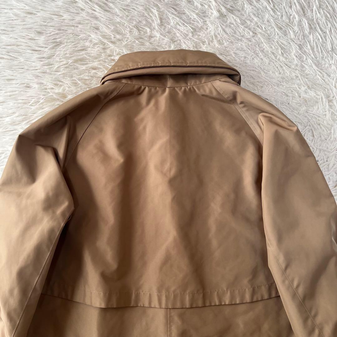 【新品未使用】レリアン　裏地花柄　中わた入り　ステンカラー　ハーフコート