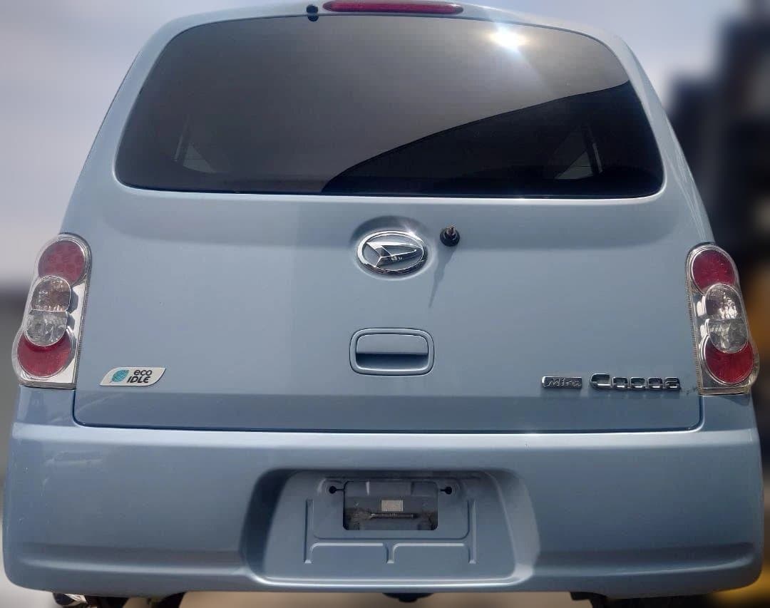 ダビキチ　ミラココア リアバンパー ミストブルーマイカメタリック