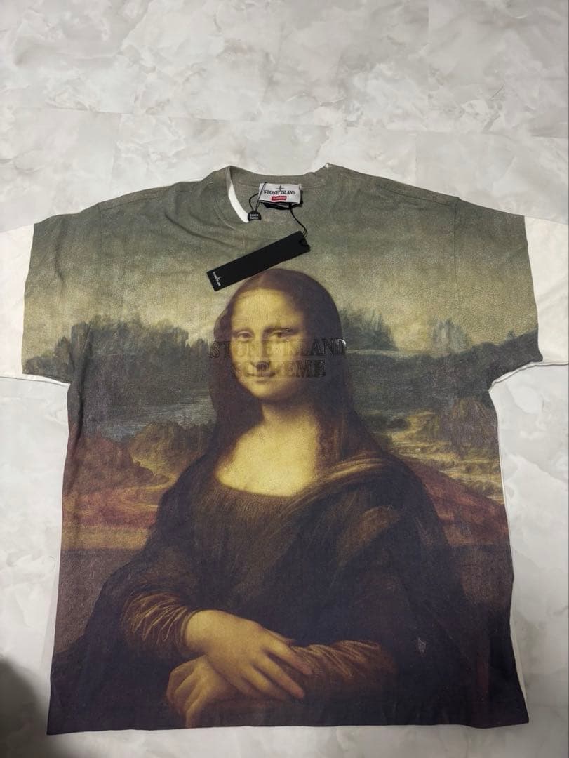 モナリザプリント Tシャツ STONE  x Supreme