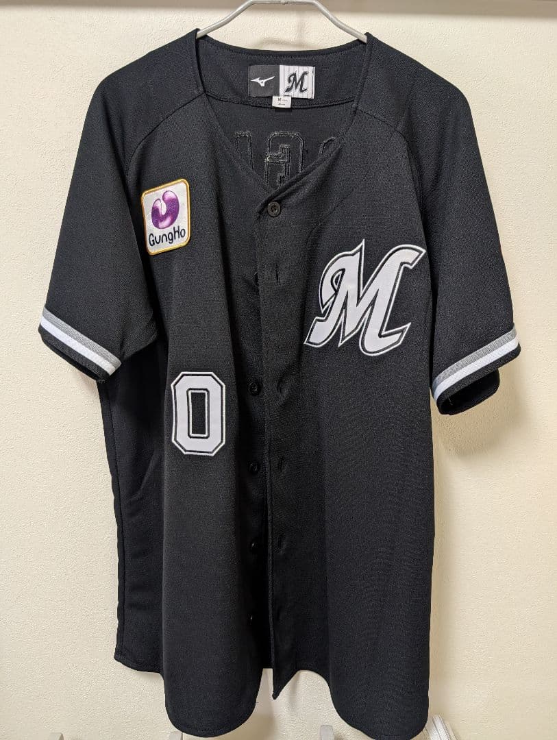 荻野貴司 千葉ロッテマリーンズ ビジター ユニフォーム Mサイズ