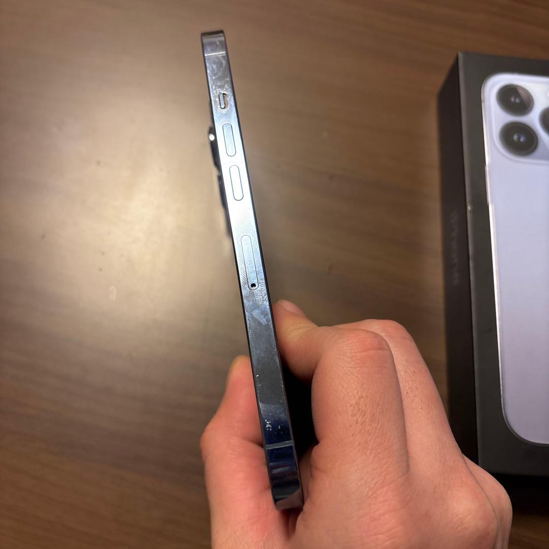 iPhone 13 Pro シエラブルー 128GB 画面右上割れあり