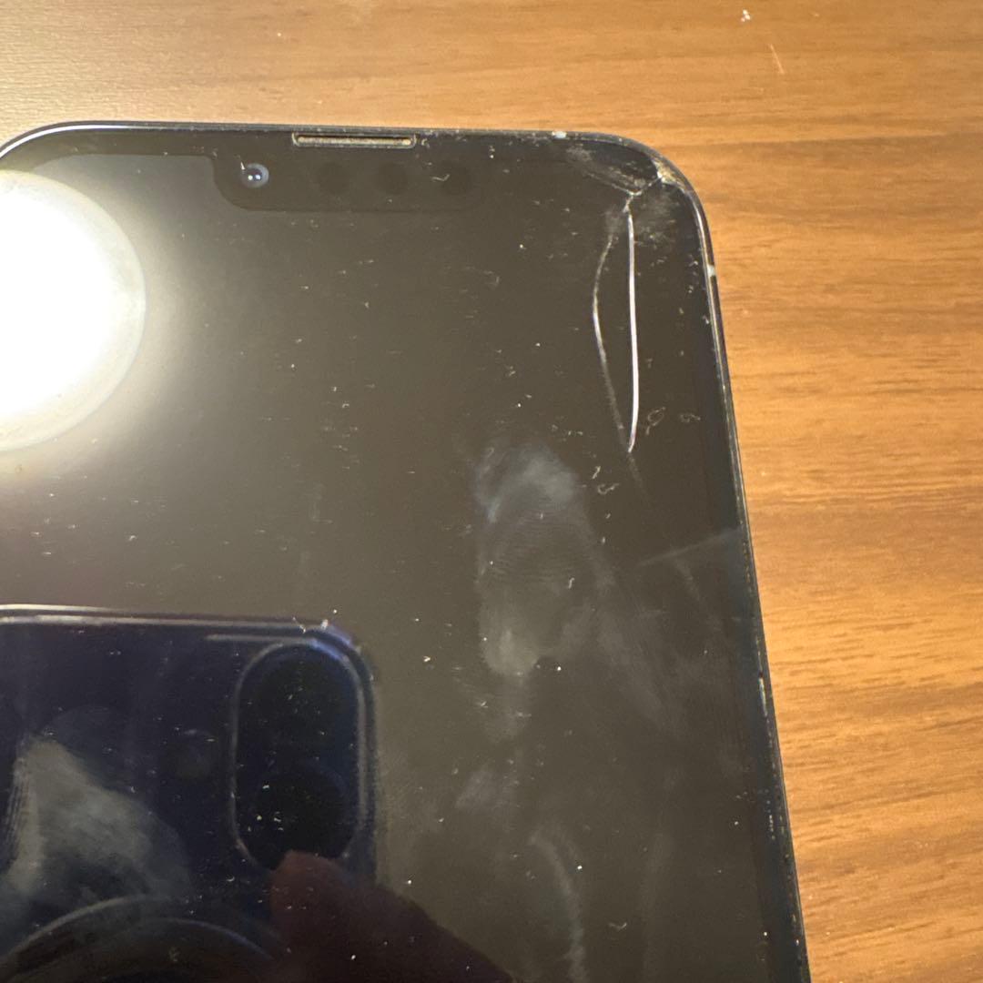 iPhone 13 Pro シエラブルー 128GB 画面右上割れあり