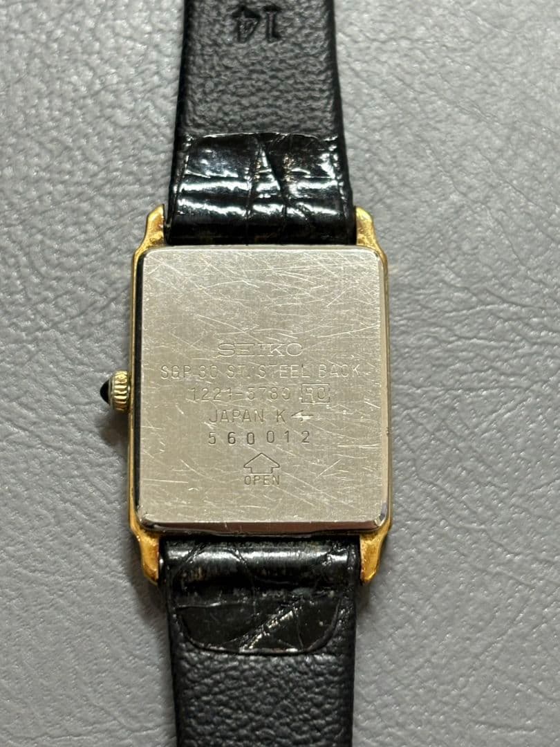 SEIKO Dolce 腕時計　不動　1221-1090R