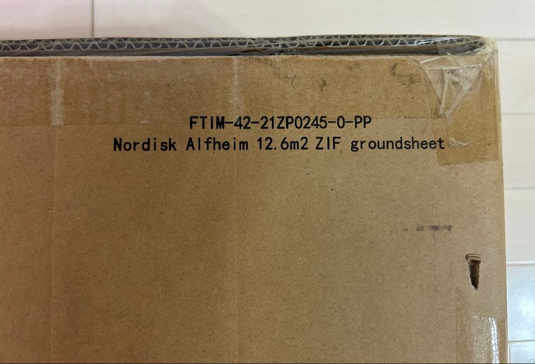 新品 nordisk アルフェイム 12.6 ジップインフロア 146012