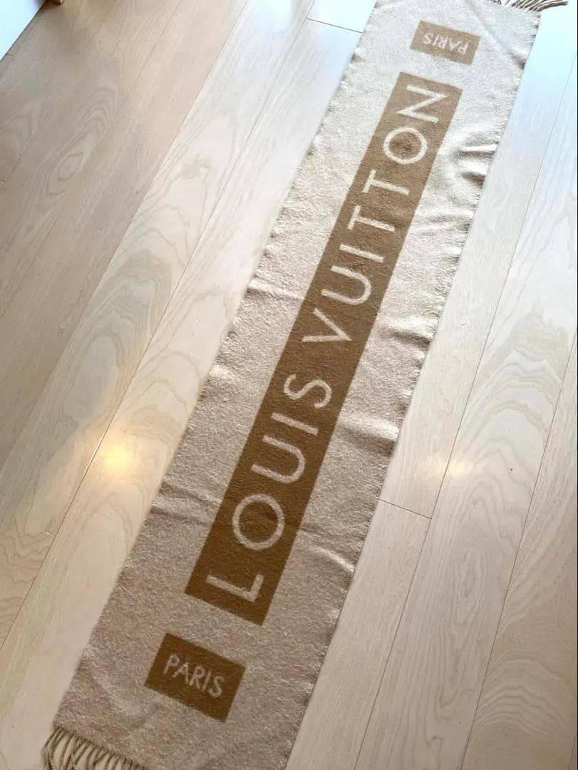 YULA様【希少】ルイ・ヴィトン カシミヤ マフラー エシャルプバローダ