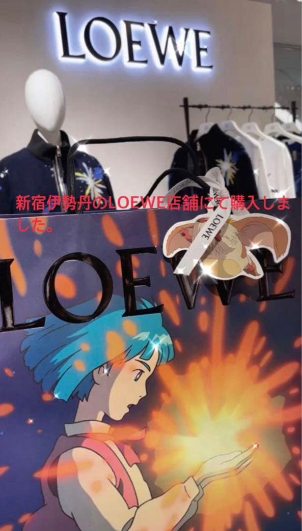 ロエベ　スウェット　ハウルの動く城　ヒン　ジブリ