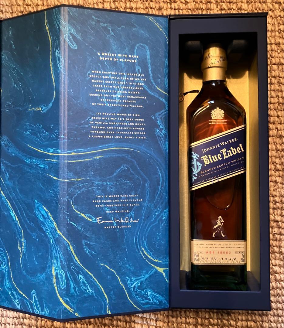 箱付き　ジョニーウォーカー　ブルーラベル　1000ml